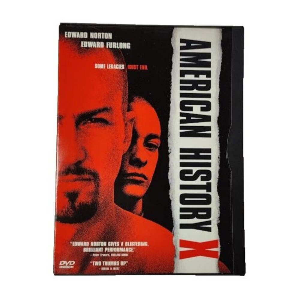 American History X Action Drama DVD Movie R 2009 Edward Norton Edward Furlong
